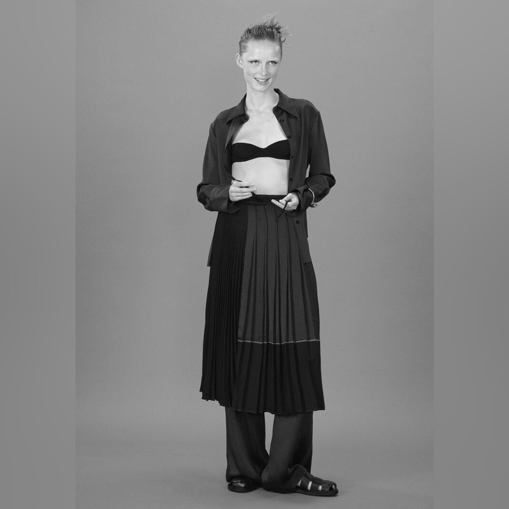 VGUC Zara limited edition pleated skirt